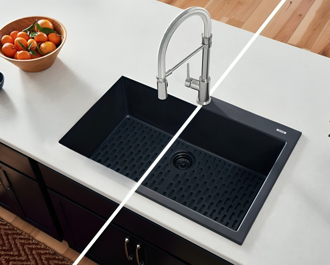 What is the difference between undermount and drop-in sinks