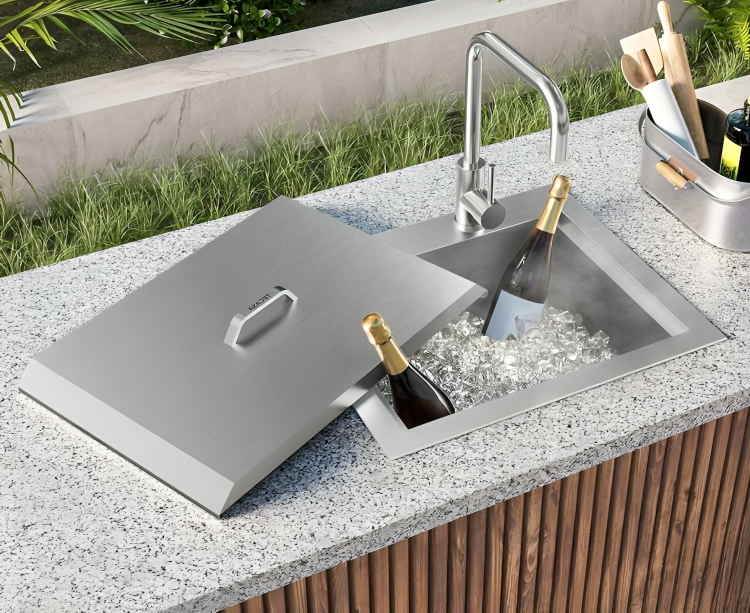 outdoor stainless steel sink