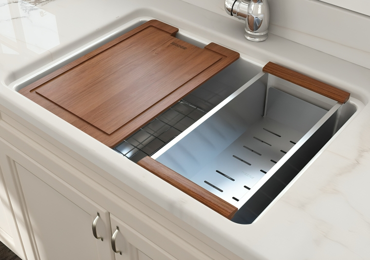 undermount fireclay sink