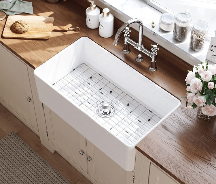 Large undermount kitchen sink