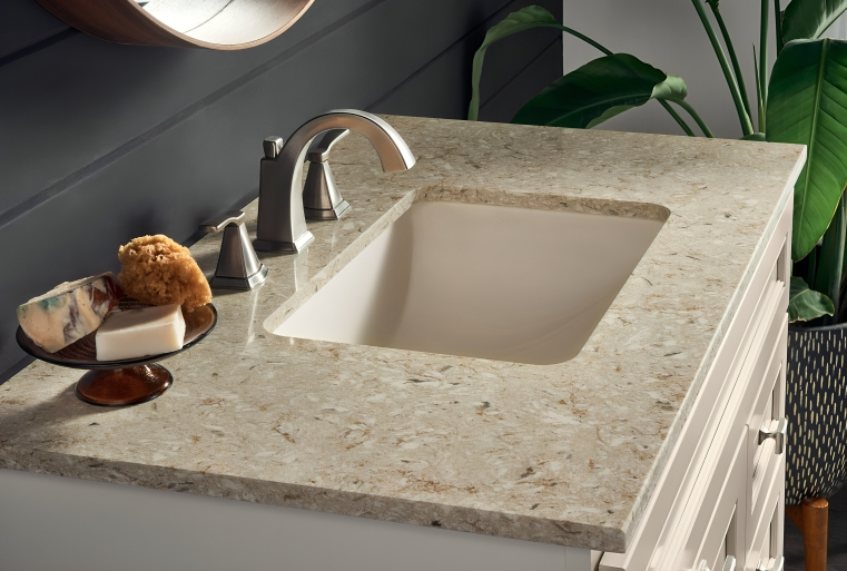 Quartz Vanity Tops with Undermount Sink